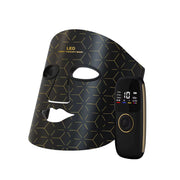 NIR LED Face Mask Neck Mask 92 and 78 Lamp 368 and 312 Beam Infrared Light Therapy 3 Brightness Reduce Wrinkle Acne Facial Care